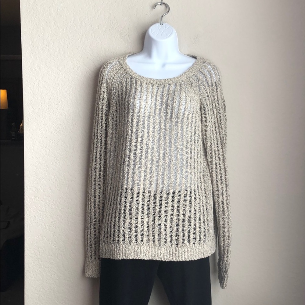 LOFT Lou & Grey Knit Pullover Long Sleeve Sweater